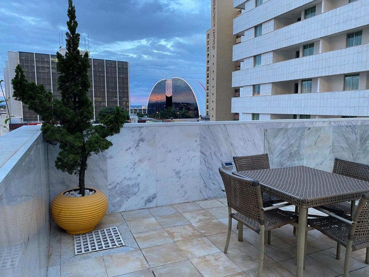Flat Encantador No 11º Com Vista Pra Torre De Tv Brazíliaváros Kültér fotó